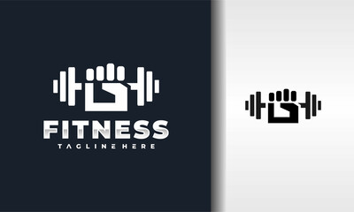 fist barbell fitness logo