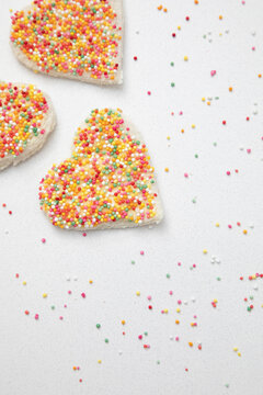 Fairy bread. Hundred and thousands on toast.