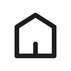 House vector icon on white background