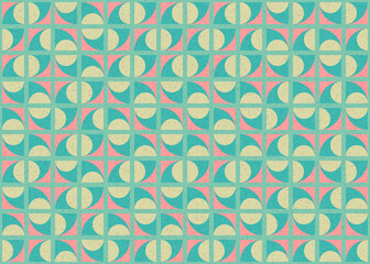 Abstract Geometric Pattern generative computational art illustration