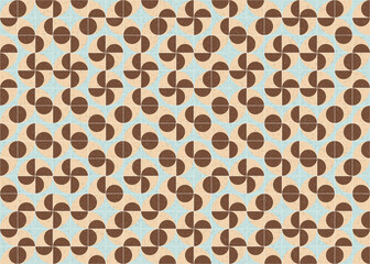 Abstract Geometric Pattern generative computational art illustration