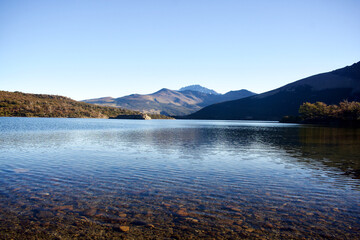 Fototapeta na wymiar lake in the mountains