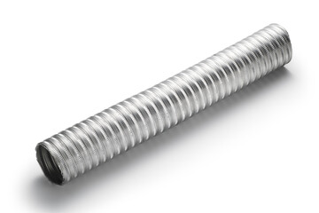 Metal pipe isolated on white background