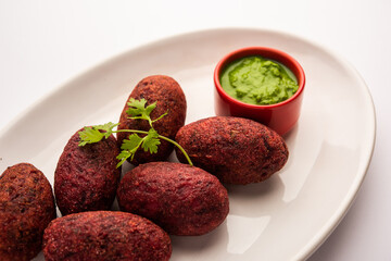 Beet Root Patties or cutlet
