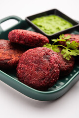 Beet Root Patties or cutlet