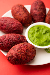 Beet Root Patties or cutlet