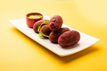 Beet Root Patties or cutlet