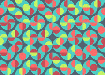 Abstract Geometric Pattern generative computational art illustration