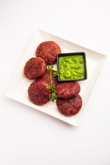 Beet Root Patties or cutlet