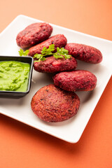 Beet Root Patties or cutlet