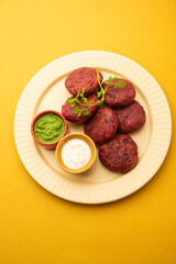 Beet Root Patties or cutlet