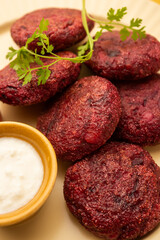 Beet Root Patties or cutlet