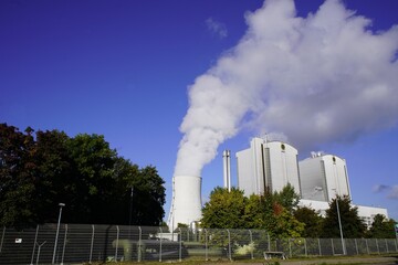Coal-fired generating station. Hanover, Germany