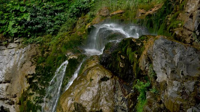 Zdrimacki Waterfall, Vranica mountain, Bosnia and Herzegovina - (4K)