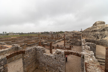 Roman ruins of Conimbriga near Coimbra in Portugal
