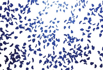 Light BLUE vector pattern with chaotic shapes.