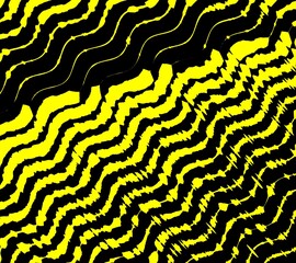 golden yellow slope illustration halftone wavy style on darker textured background