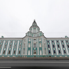Kunstkamera building at embankment of Neva river in Saint Petersburg, Russia. The Kunstkamera is the first museum in Russia.