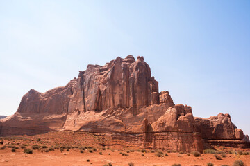 Fototapeta premium landscape on arches national park in the united states of america