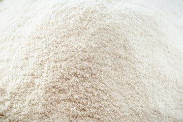 rice flour texture, alternative flour in close-up, culinary background