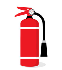 Fire extinguisher symbol . Fire extinguisher sign. Dry chemical powder fire extinguisher sign.