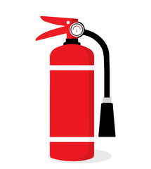 Obraz premium Fire extinguisher symbol . Fire extinguisher sign. Dry chemical powder fire extinguisher sign.