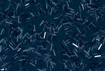 Dark blue vector texture with colorful lines.