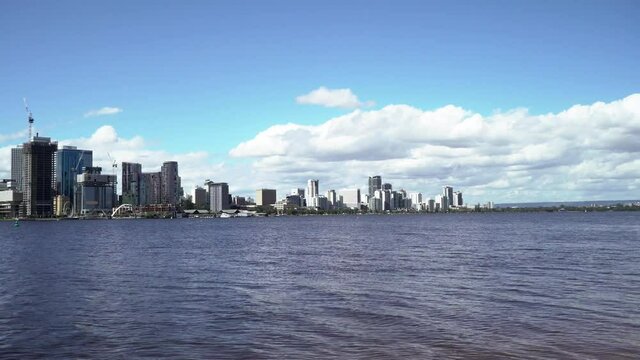 A view of the Perth city skyline