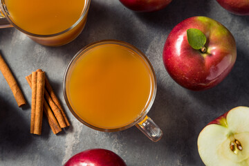 Healthy Organic Mulled Apple Cider
