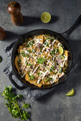 Homemade Mexican Green Chilaquiles