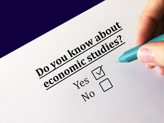 Fototapeta premium Questionnaire