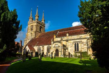Fototapeta na wymiar St John the Baptist Church in Penshurst near Tonbridge in Kent, England