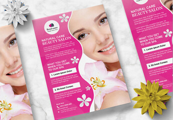 Beauty & Spa Flyer Layout