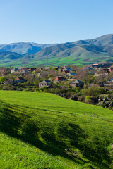 Fototapeta na wymiar Panoramic view of Kurtan village, Armenia