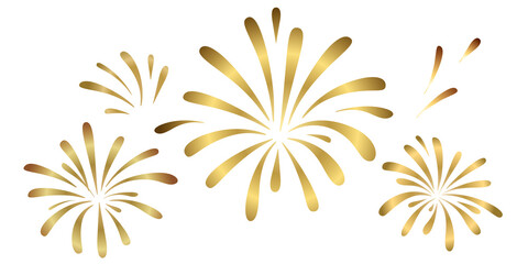 FEU D'ARTIFICE DORÉ SIMPLIFIÉ