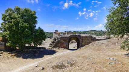 Castelinho gate, Castelo Mendo castle, Historic village around the Serra da Estrela, Castelo Branco...