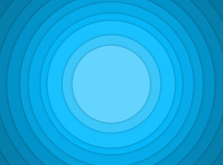 Blue Circles Design with shadow. Stage Layers and show mockup. many Circle pattern with space. 