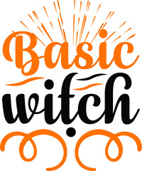 Basic Witch Halloween T-Shirt
