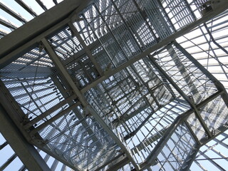 Fototapeta premium Interior view of the Moehnesee Tower, Sauerland, North Rhine-Westphalia, Germany