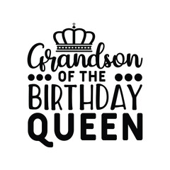 grandson of the birthday queen
