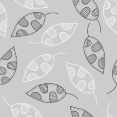 Abstract elegance seamless pattern with floral background. Seamless floral pattern. Flowers and leaves, folk style for textile, wallpaper and wrapping
