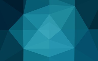 Light BLUE vector abstract polygonal layout.