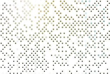 Light Green, Yellow vector template with circles.
