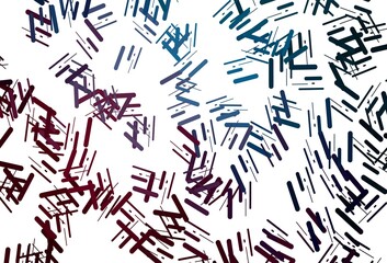 Dark blue, yellow vector pattern with narrow lines.