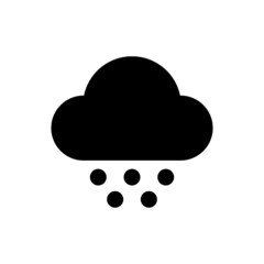 Cloud snowy icon