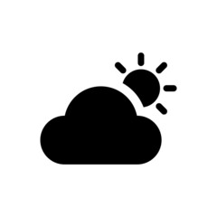Fototapeta na wymiar Cloud warm icon