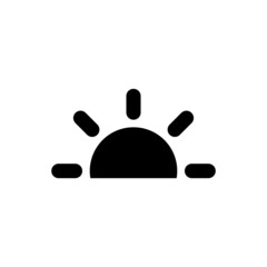 Sun warm icon