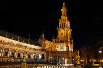 Fototapeta na wymiar The beautiful Seville, one of the most beautiful cities in the world