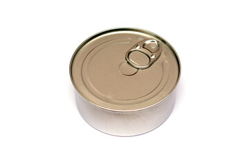 canned food isolated on white background	