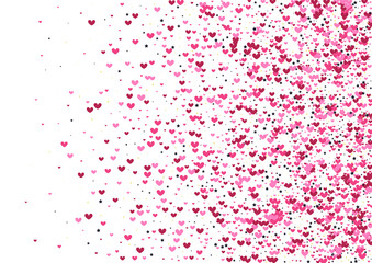 Rose Bright Circle Texture. Yellow Template Frame. Confetti Romantic Backdrop. Purple Round Shadow. Isolated Background.